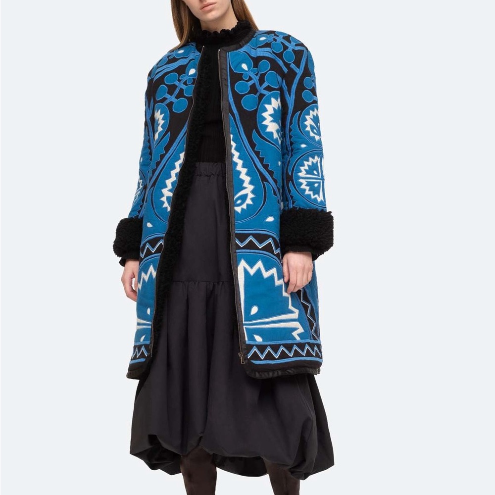 Sea New York Gael Appliqué Coat NWT - Picture 5 of 14